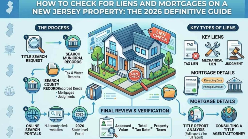 How to Check for Liens and Mortgages on a New Jersey Property the 2026 Definitive Guide