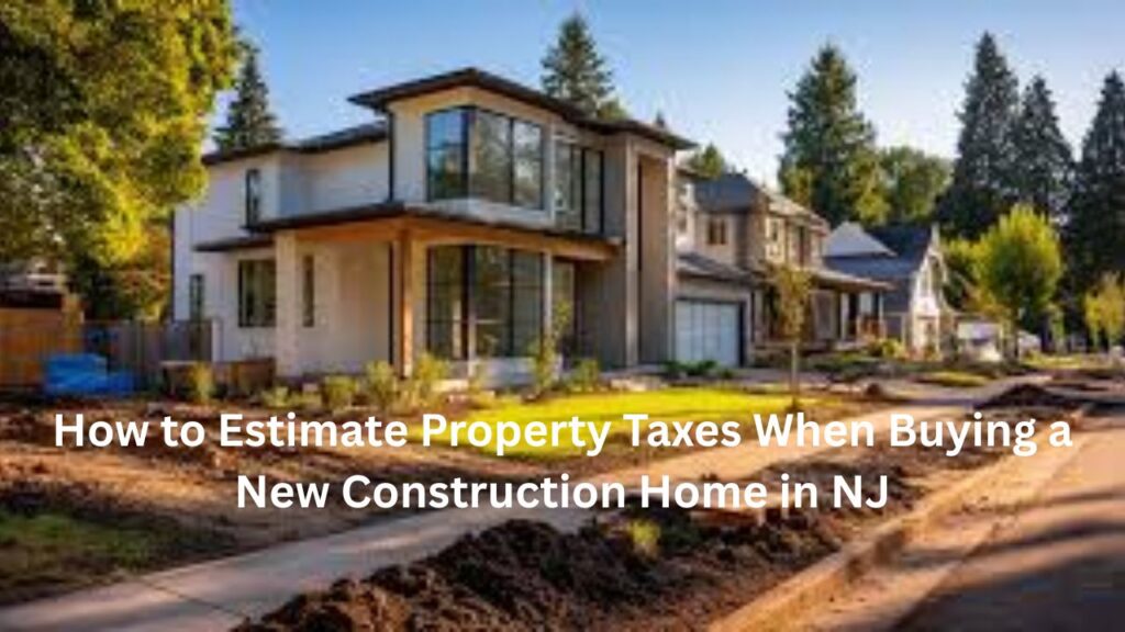 How to Estimate Property Taxes When Buying a New Construction Home in NJ