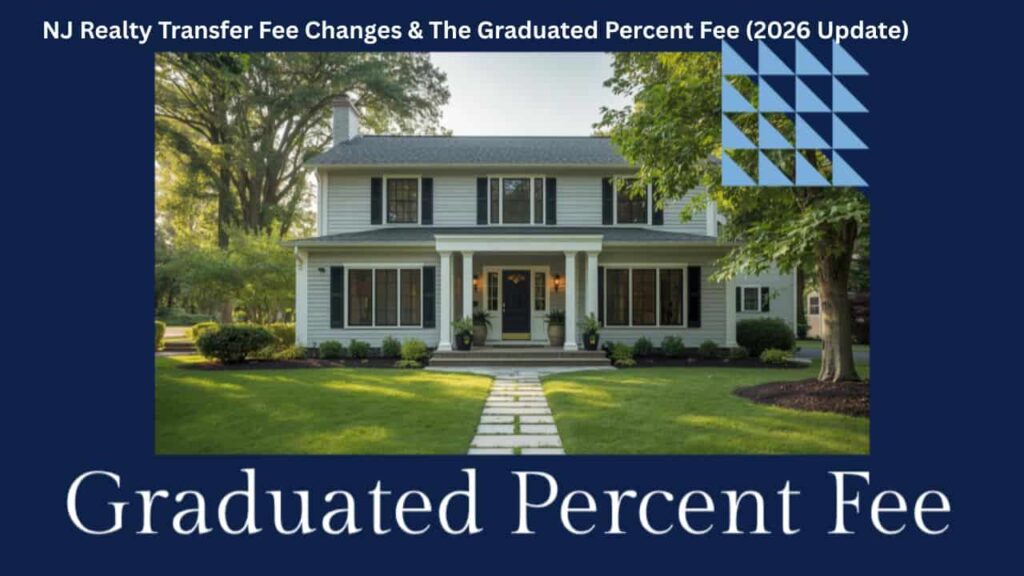 NJ Realty Transfer Fee Changes & The Graduated Percent Fee (2026 Update)