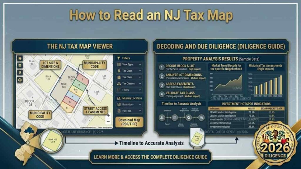 How to Read an NJ Tax Map for Accurate Property Search