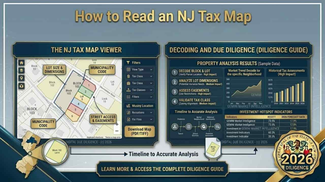 How to Read an NJ Tax Map for Accurate Property Search