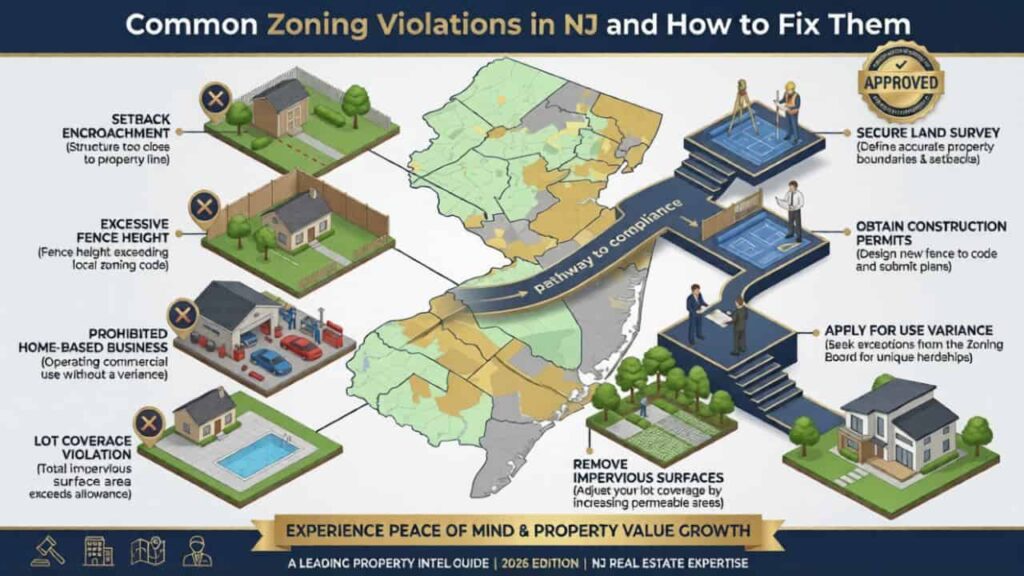 Common Zoning Violations in NJ and How to Fix Them