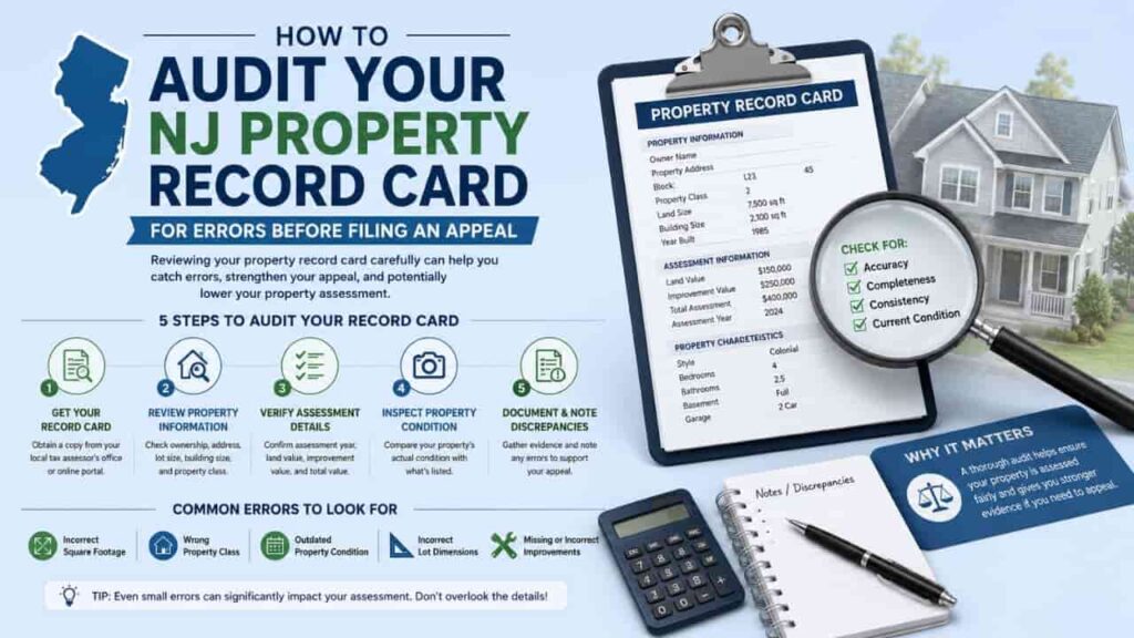 How to Audit Your NJ Property Record Card for Errors Before Filing an Appeal