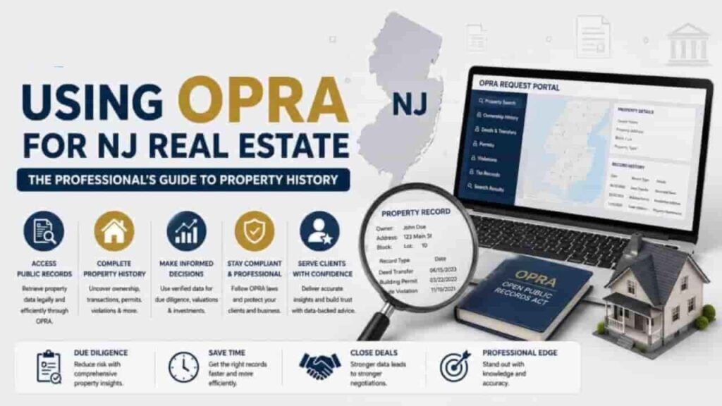 Using OPRA for NJ Real Estate, A Professional’s Guide to Property History