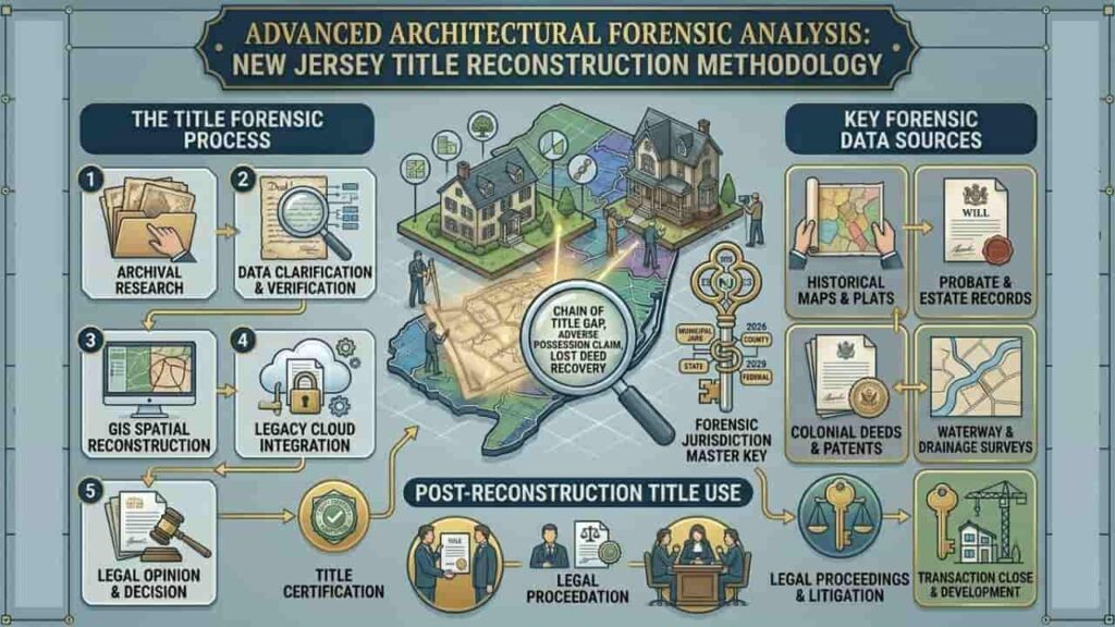 Architectural Forensic Analysis for Advanced Methodology for New Jersey Title Reconstruction