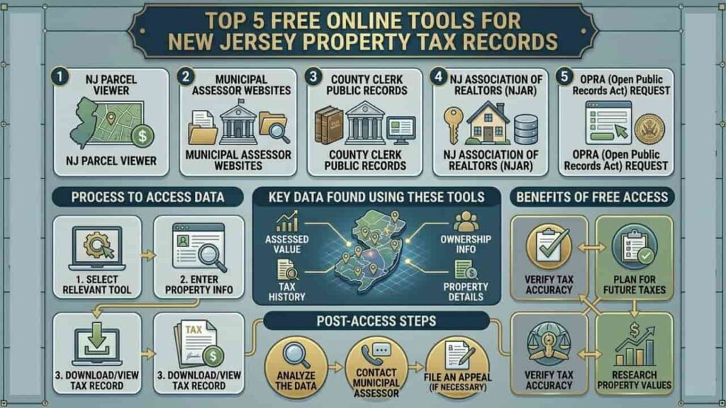 Top 5 Free Online Tools for New Jersey Property Tax Records